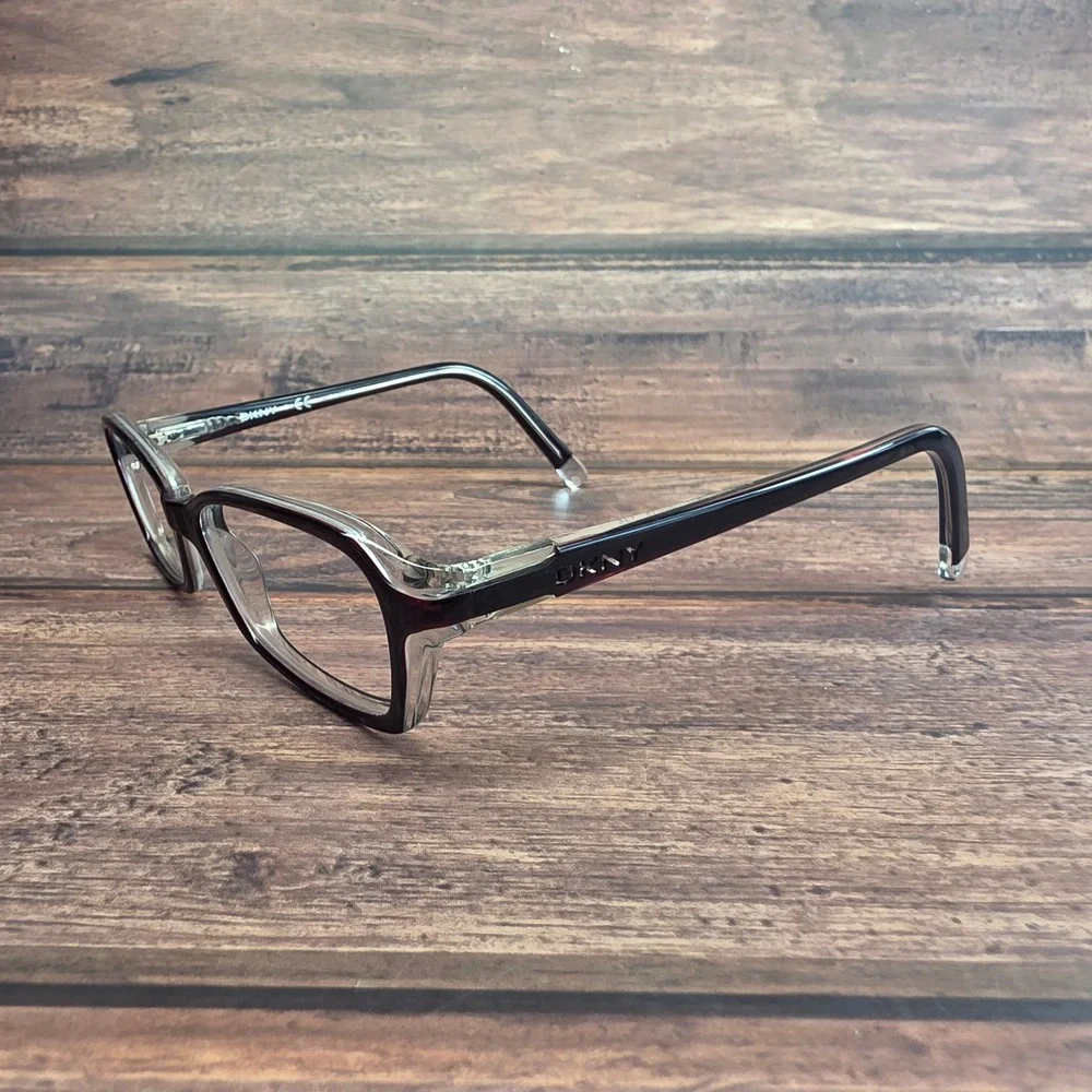 DKNY DY 4618 3417 Burgundy Clear Rectangle Eyeglasses Frames 50-15-135